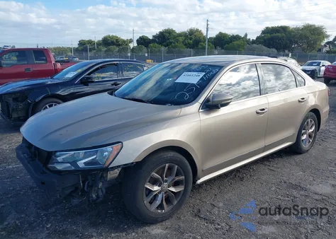 2016 Volkswagen Passat 1.8T S из США, поврежденный, VIN 1VWAT7A30GC021952